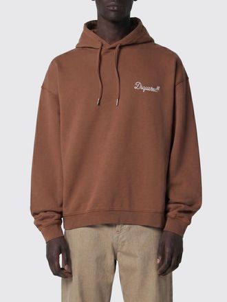 Dsquared2 Felpa con cappuccio in cotone con logo