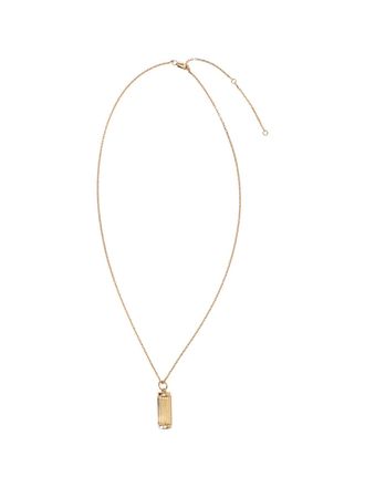 Ami Gold-Plated Brass Pendant Charm Necklace