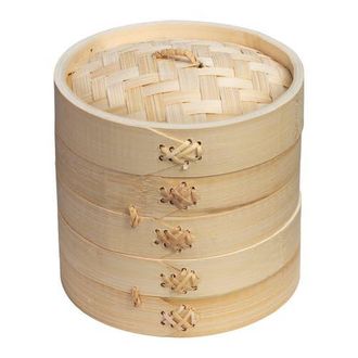 Joyce Chen 2-Tier Steamer Baskets in Bamboo at Nordstrom, Size Small