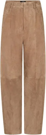 Ibana Dames, Broeken, Bruin, Maat: XS Leer