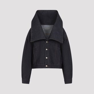 Balenciaga Standing Collar Boxy Jacket