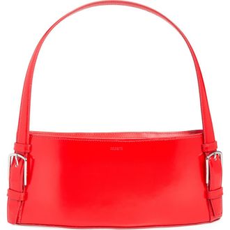 Coperni Ergonomic Leather East/West Shoulder Bag in Red Red at Nordstrom