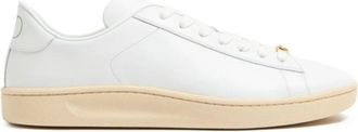 Valentino Garavani VLogo Signature Sneaker - Heren - Sneakers - Wit - 40 EU - Leer - Schoenen