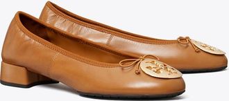Tory Burch Womens Reva Heeled Ballet, size 8.5