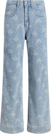 Cinq à Sept Jeans a fiori Betsy - Blu