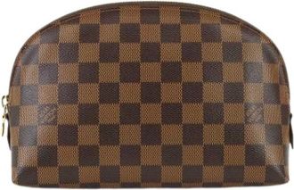 Louis Vuitton Pre-owned Clutches, female, Brown, Size: ONE SIZE Pre-owned Damier Ebene Pochette