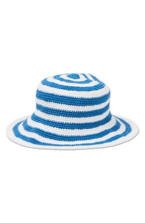 Billabong Beach Babe Stripe Cotton Bucket Hat in True Blue at Nordstrom