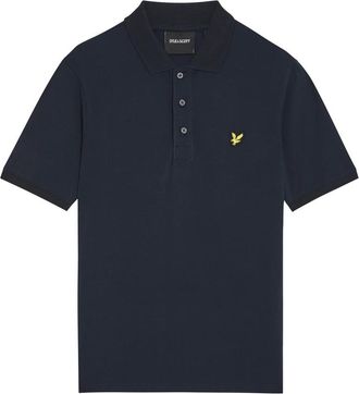 Lyle & Scott Short Sleeve Polo Shirt Essential - Heren - Polos - Blauw - S - Katoen - Tops