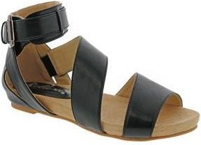 Bellini Nambi Ankle Strap Flat Sandal in Black at Nordstrom Rack, Size 7.5