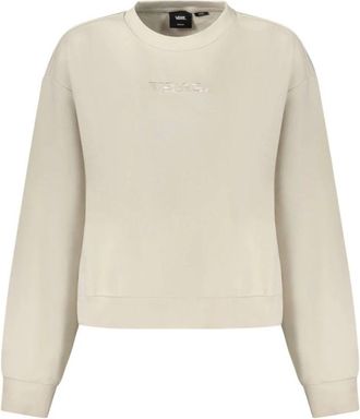 Vans Beige Katoenen Dames Trui - Dames - Sweatshirts - Beige - L - Katoen - Hoodies & sweatvesten