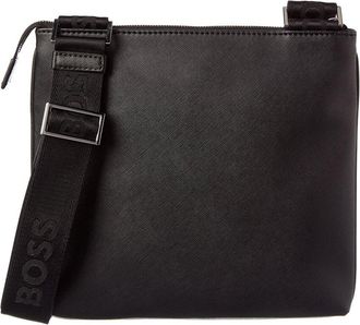 HUGO BOSS Zair S Z Envelope Large Leather Reporter Bag