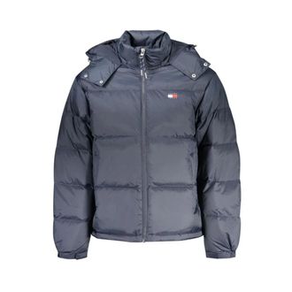 Tommy Hilfiger Jassen, Heren, Blauw, S, Polyester, Jacket met lange mouwen