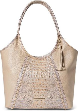 Brahmin Melora Tote Womens Handbags Pearl, Leather