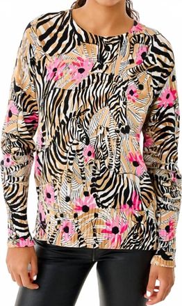 Lilly Pulitzer Salima Sweater In Rutabaga Elm Morocco