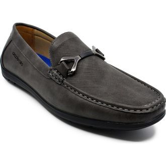 Akademiks Ogden Bit Driving Loafer in Grey at Nordstrom Rack, Size 8.5
