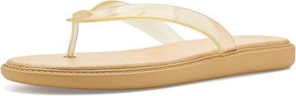 Coach Jelly Flip-Flops Womens Sandals Vanilla : 10 M, Rubber