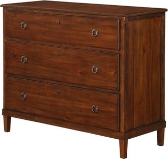 Comfort Pointe Cambridge Brown 3 Drawer Dresser