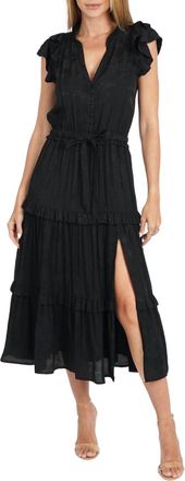 Love Token Sidney Midi Dress In Black