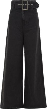 Aniye By Stijlvolle Jeans voor Vrouwen - Dames - Wijde Broeken - Zwart - W28 - Broeken