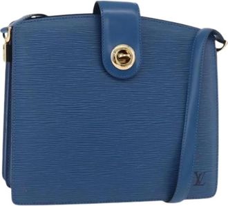 Louis Vuitton Pre-owned Epi Leather Shoulder Bag - Dames - Vintage Schoudertas - Blauw - ONE Size - Leer - Vintage