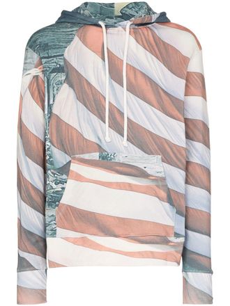 424 Hoodie met Amerikaanse vlag - 108 - MULTICOLOURED