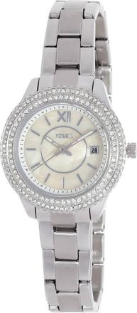 Fossil Stella Quartz Crystal MOP Dial Ladies Watch ES5137