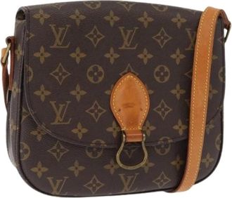 Louis Vuitton Pre-owned Cross Body Bags, female, Brown, Size: ONE SIZE Pre-owned Canvas Cross Body Bag
