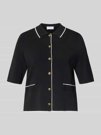 Jake*s Strickjacke mit Knopfleiste in Black, Gr&ouml;&szlig;e XS