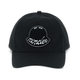 Moncler Pet - Heren - Petten - Zwart - ONE Size - Nylon - Accessoires
