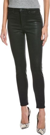 Hudson Hudson Jeans Barbara High-Rise Noir Coated Skinny Ankle Cut Jean