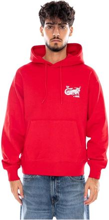Vans Caballero Pullover - - Sweatshirts & Hoodies - Uomo - Rosso - S