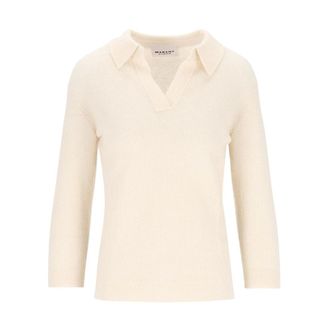 Isabel Marant Nathalie Polo Sweater - Tops - Mujer - Blanco - 2XS