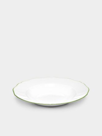 Raynaud Touraine Hand-Painted Porcelain Deep Plate (9in/23cm)