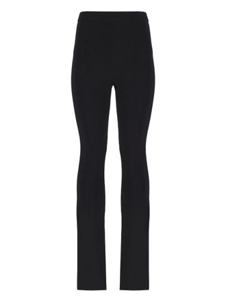 Laneus knitted flared trousers - Black