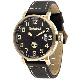 Timberland Mens Horloge Groveland Black Stainless Steel - One Size