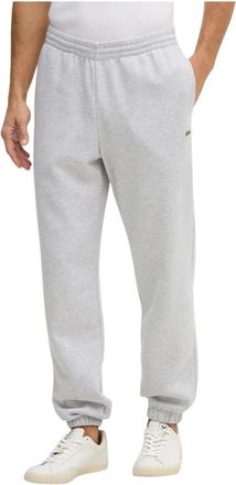Lacoste Felpa Spazzolata - - Trousers - Uomo - Grigio - L