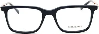 Ferragamo SF2969 Mixed Material Eyeglasses - Black
