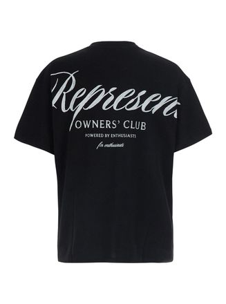 Represent Mens Crew Neck T-Shirt Black T-Shirts And Polos