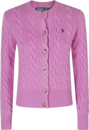 Polo Ralph Lauren Cardigan in Maglia - - Knitwear - Donna - Rosa - XS