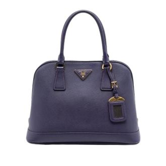 Prada Pre-owned Handbags, female, Purple, Size: ONE SIZE Pre-owned Vintage Satchel