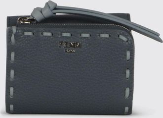 Fendi Portafoglio in pelle a grana Fendi