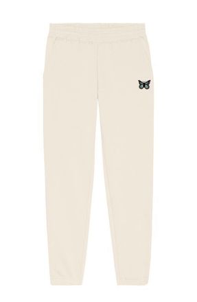 Dalix Womens Butterfly Heavyweight Fleece Sweatpant in Bone at Nordstrom, Size Xx-Large