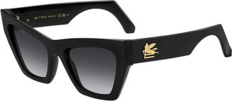 Etro Authentieke Stijlvolle Brillen- Premium Kwaliteit! - unisex - Zonnebrillen - Zwart - 54 MM - Accessoires
