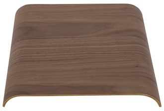 AYTM Holztablett Curva f&uuml;r den Curva-Hocker - Nussbaum