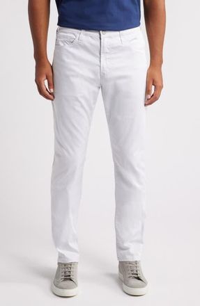 AG - Adriano Goldschmied Everett Airluxe Commuter Performance Slim Straight Pants in Almost White at Nordstrom, Size 31 X 32