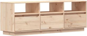 vidaXL Tv Cabinet 140x37x50 cm Solid Wood Pine Vidaxl