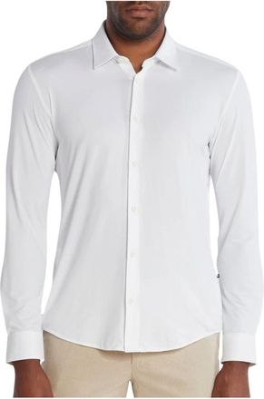 HUGO BOSS Witte Shirt p-roan 50497451 - Heren - Zakelijke Overhemden - Wit - L - Overhemden