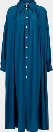 Marta Ferri Martini Silk Long Dress Size: S/M