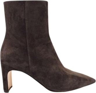 Mara Bini Tronchetto - Dames - Laarzen met Hak - Bruin - 37 EU - Su&egrave;de - Schoenen
