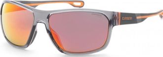 Carrera Mens 63mm Grey Orange Sunglasses 4018-S-M9L-63 - Multicolour - One Size